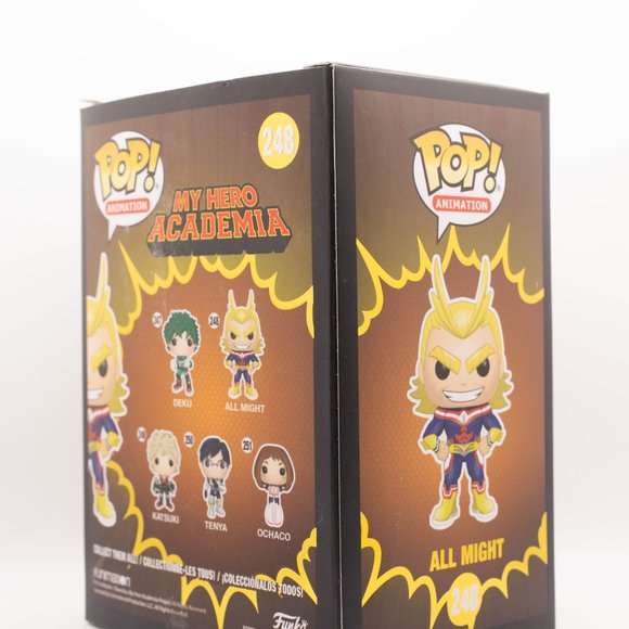 Funko Pop My Hero Academia All Might #248 25th Anniversary Funimation Exclusive - Picture 3 of 5